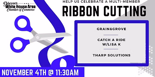 Multi-Member Ribbon Cutting
