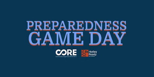 Disaster Preparedness Game Day