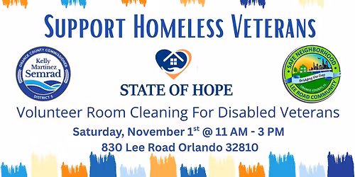 Veterans Shelter Community Day \u2013 Saturday, November 1st