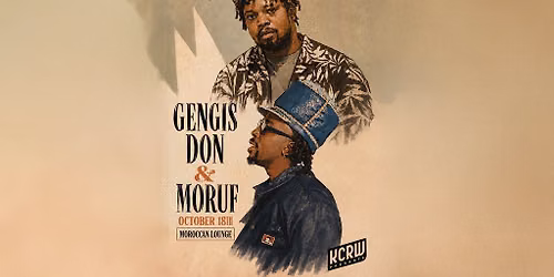 VLSF & KCRW Present: Gengis Don with MoRuf