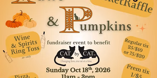 \ud83d\udc3e Annual Paws & Pumpkins Fundraiser \ud83c\udf83