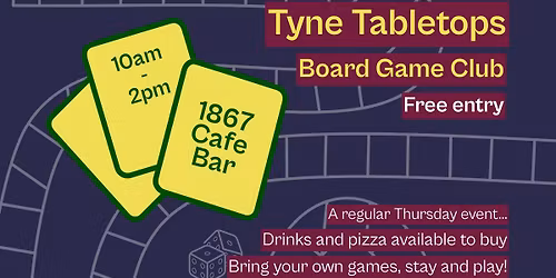 Board Game Club @ 1867 Cafe Bar