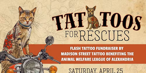 Tattoos for Rescues: Flash Tattoo Fundraiser