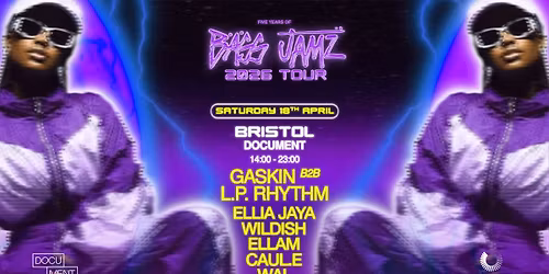 5 Years of Bass Jamz (Bristol) | Gaskin b2b L.P. Rhythm + more