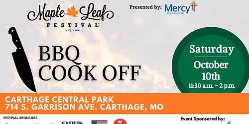 Maple Leaf Festival\u00ae - BBQ Cook Off