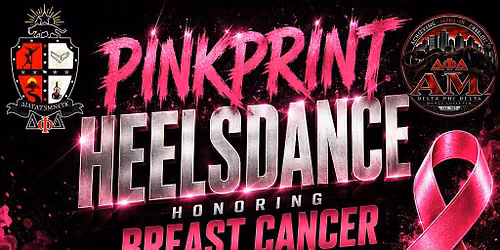 Alpha Mu Pink Print Heels Class