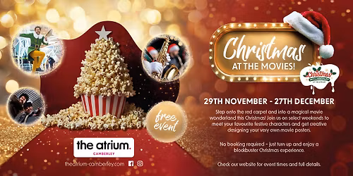 🍿 Christmas at the Movies! 29th Nov - 27th Dec, 11am - 4pm