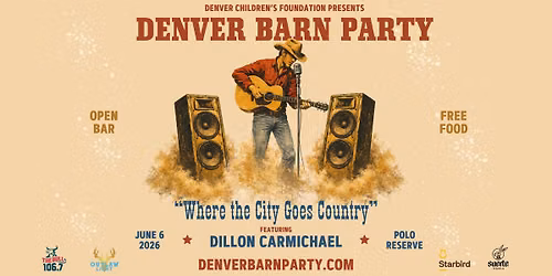 2026 Denver Barn Party - Where the City Goes Country