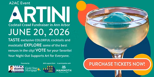 Artini Cocktail Crawl Fundraiser in Downtown Ann Arbor 