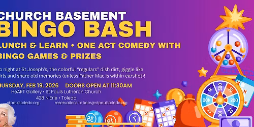 Lunch & Learn: Radio Show Drama - Church Basement Bingo Bash