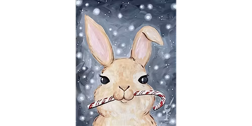 Candy Cane Bunny - Paint and Sip in Houston | Classpop!\u2122