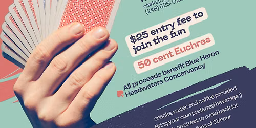 Euchre Tournament Benefiting Blue Heron Headwaters Conservancy