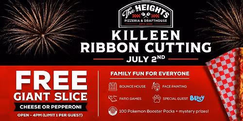 [Killeen] Ribbon Cutting - The Heights Pizzeria