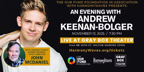 An Evening with Andrew Keenan-Bolger