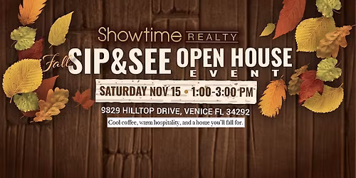 Fall Sip & See Open House