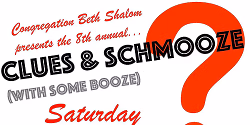 Clues and Schmooze Trivia Event
