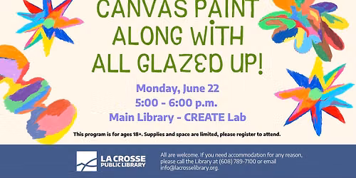 Canvas Paint Along for Adults with All Glazed Up!
