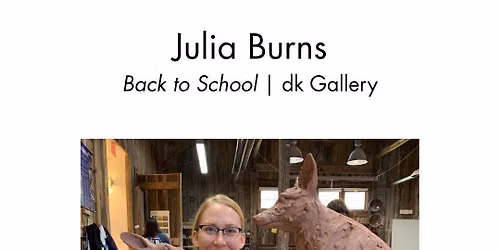 Back to School with Julia Burns | TICKETED Clay workshop