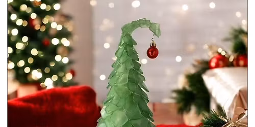Grinch Christmas tree or Reg Sea glass tree
