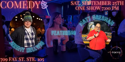 LIVE Stand up Comedy at The Tokyo Club - Jeremy Hellwig Returns!!!