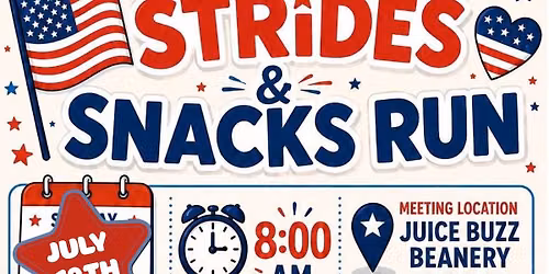 Stars, Strides & Snacks (RSVP Required)