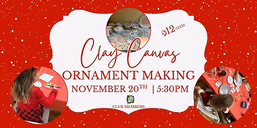 Clay Canva Ornament Making