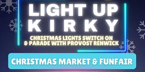 Light Up Kirky - Christmas Lights Switch-on