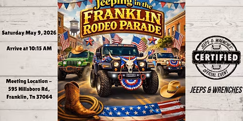 Jeeping in the Franklin Rodeo Parade 