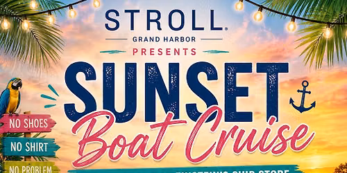 Sunset Boat Cruise with Einstein's Ship Store