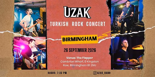 UzaK - Turkish Rock Concert @Birmingham