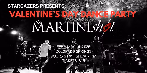The Martini Shot at Stargazers: Valentine's Day Dance Party
