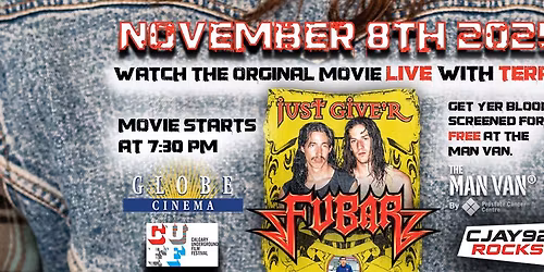 FUBAR & CANCER Screening. MAN VAN from 5:30 to 7:30 All proceeds to the Prostate Cancer Centre
