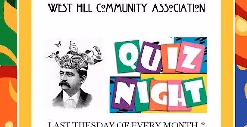 West Hill Community Hall Quiz Night