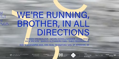 Institution(ing)s: We're running, brother, in all directions!