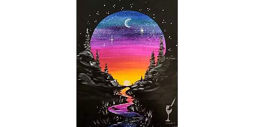 Rainbow Twilight - Paint and Sip in Denver | Classpop!\u2122