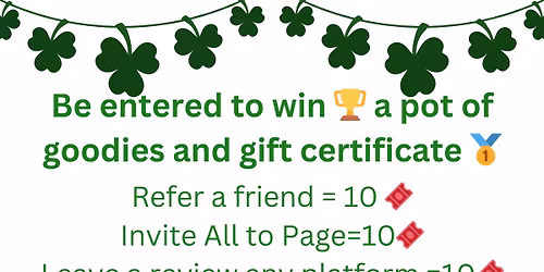Be entered to Win a basket and gift certificate