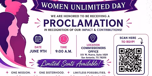 Women Unlimited Proclamation Day!