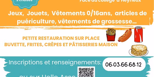 Bourse jouets et pu\u00e9riculture