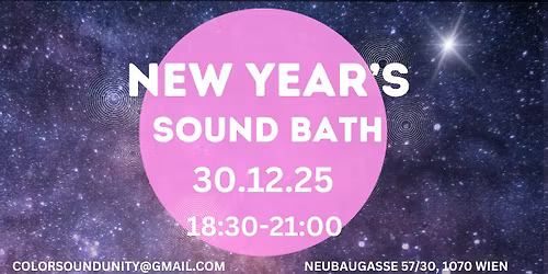 New Year`s Soundbath