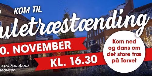 Juletr\u00e6st\u00e6nding \ud83c\udf84p\u00e5 Torvet i Grindsted