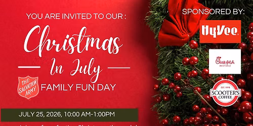 Christmas in July Family Fun Day!