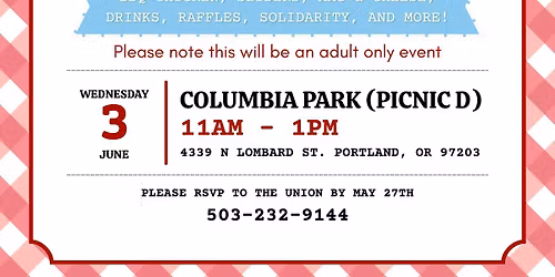 Annual Retirees Union Picnic