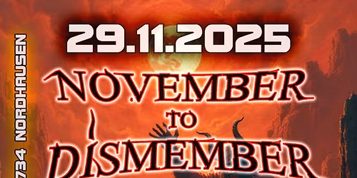 \ud83d\udd25 NOVEMBER to DISMEMBER \ud83d\udd25