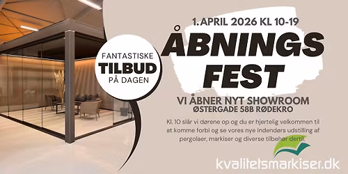 \u00c5BNINGSFEST - NYT SHOWROOM I R\u00d8DEKRO