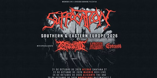 Suffocation + Ingested + Undeath + Eternal (Bilbao)