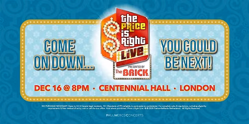 THE PRICE IS RIGHT LIVE