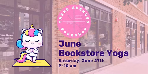 BYOMat Bookstore Yoga for June
