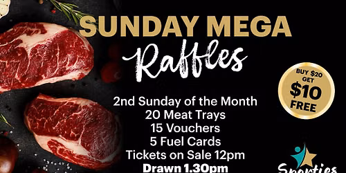 Sunday Mega Raffles @ Sporties
