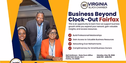 Business Beyond Clock-Out: Fairfax