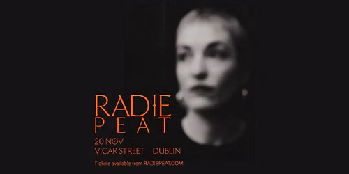 Radie Peat live at Vicar Street